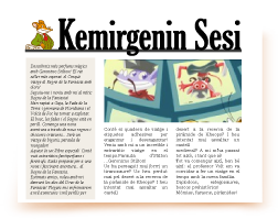 Kemirgenin Sesi gazetesi i&ccedil;in makale yaz - Write un articolo de l'ECO del RODITORE - 