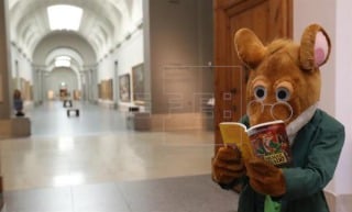 ¡Geronimo visita el Museo del Prado para presentar su primera aventura en España!