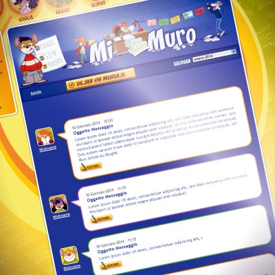 Nuevo muro de mensajes superratónicos de ratón a ratón