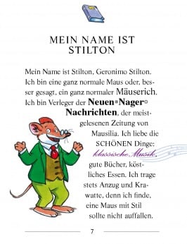 Mein Name ist Stilton, Geronimo Stilton (Band 1)
