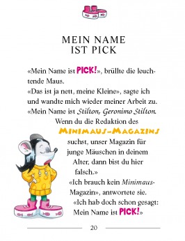 Mein Name ist Stilton, Geronimo Stilton (Band 1)