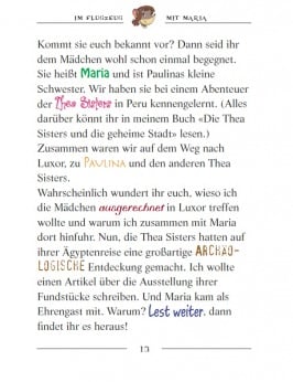 Die Thea Sisters und die Jagd nach dem blauen Skarab&auml;us (Band 6)