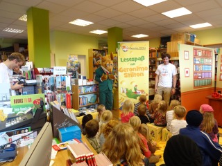 Geronimo Stilton auf gro&szlig;er Lesetour