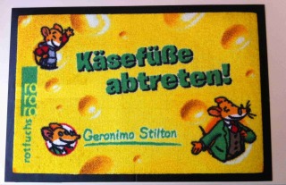 Gewinnt eine exklusive Fu&szlig;matte von Geronimo Stilton
