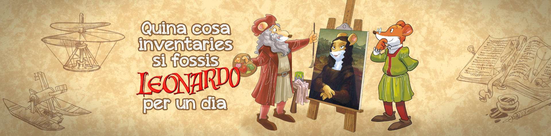 Sigues Leonardo da Vinci per un dia i explica els teus millors invents!