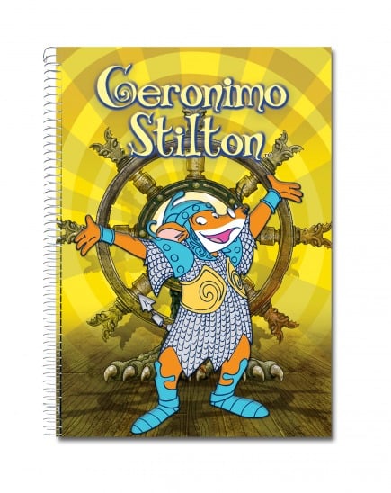 Llibreta Stilton Regne dels Dracs A5 (groc)