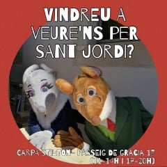 Per Sant Jordi us espero a la Carpa Stilton