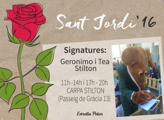 Dem&agrave; tenim una cita per Sant Jordi!!