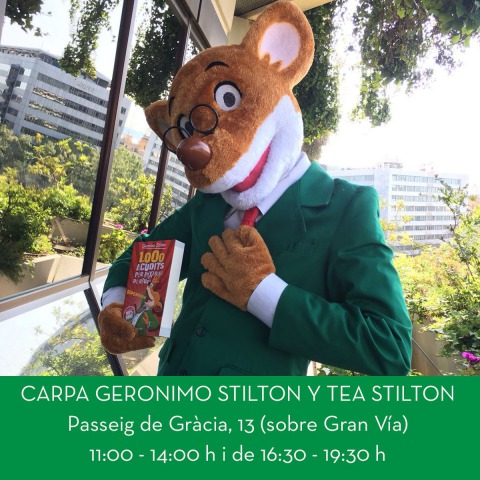 Us espero a la CARPA STILTON el dia de Sant Jordi!!