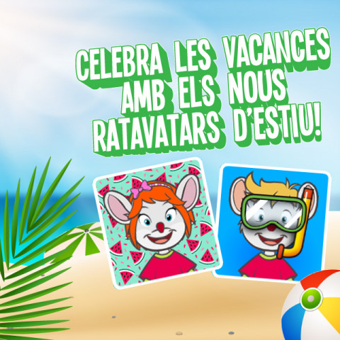 Comença l'agost... i ja teniu disbonibles els nous ratavatars d'estiu!