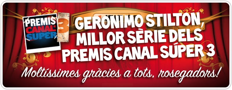 He canviat la pàgina web per celebrar el premi que m'heu donat!! Gràcies, rosegadors!!