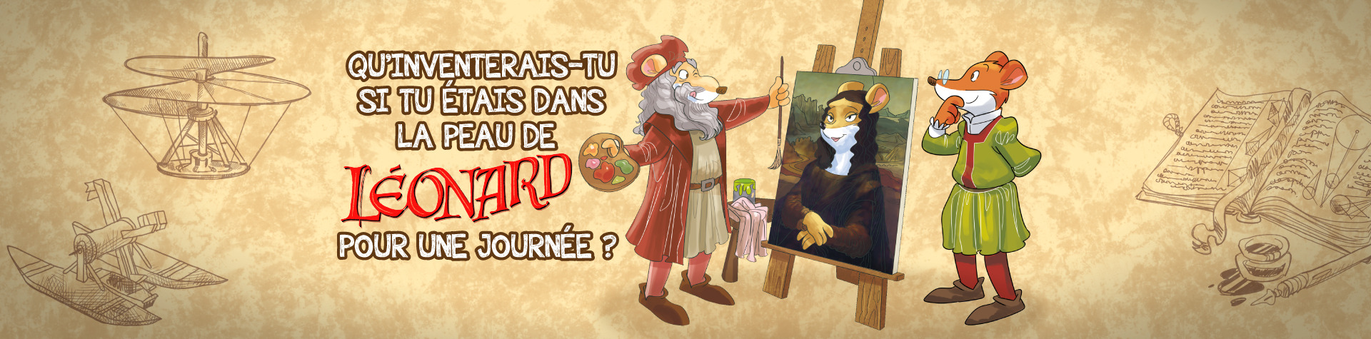 Qu&rsquo;inventerais-tu si tu &eacute;tais dans la peau de L&eacute;onard de Vinci pour une journ&eacute;e ?