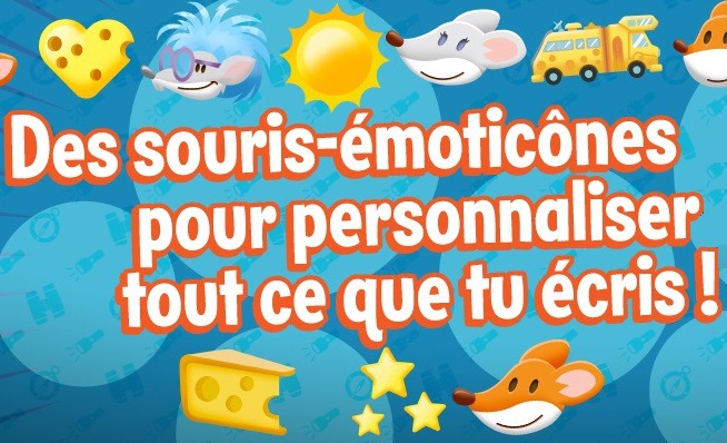 Des souris-émoticônes pour personnaliser tout ce que tu écris !
