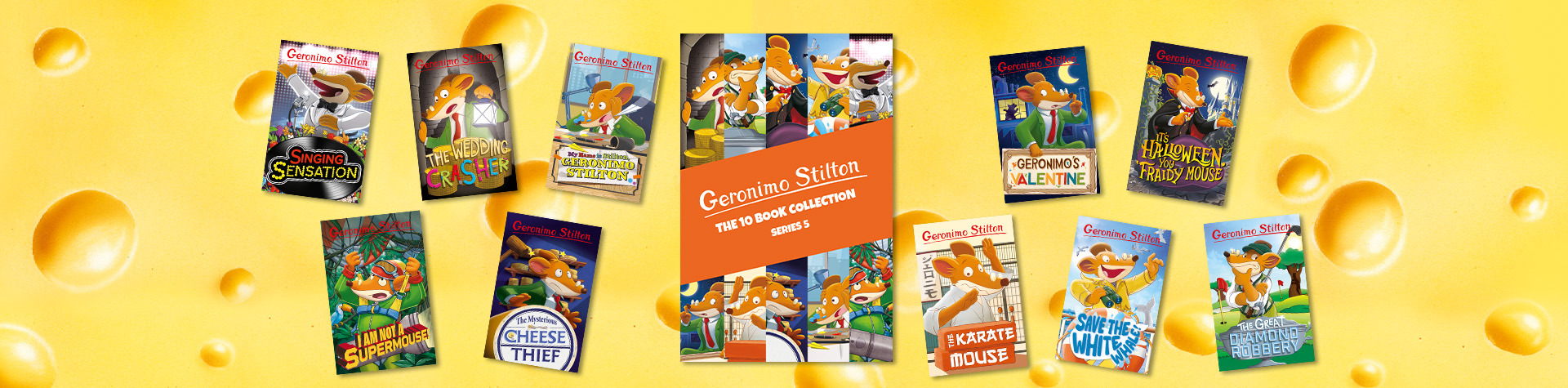 Geronimo Stilton series 5 banners