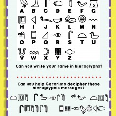 Secret Hieroglyphic Message