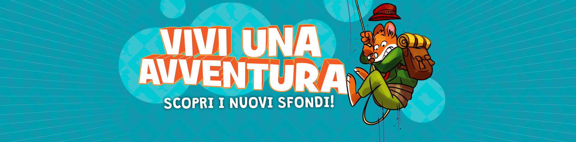 Vivi un'avventura con Geronimo e Adventure camp!