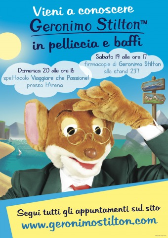 Geronimo Stilton in Pelliccia e Baffi a Modena