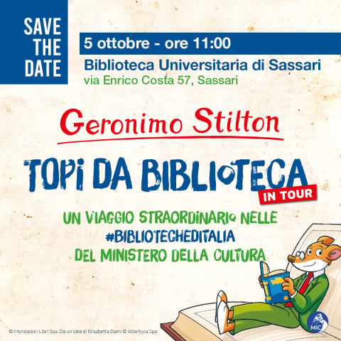 Topi da Biblioteca in Tour a Sassari