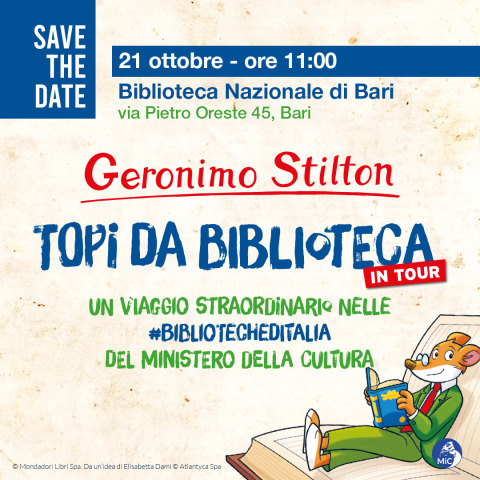 Topi da Biblioteca in Tour a Bari