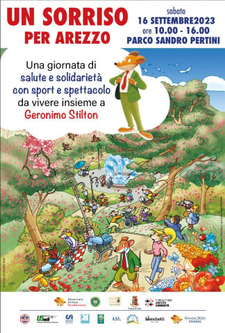 Un sorriso per Arezzo con Geronimo Stilton