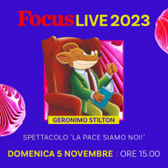 La pace siamo noi, con Geronimo Stilton e Focus Junior