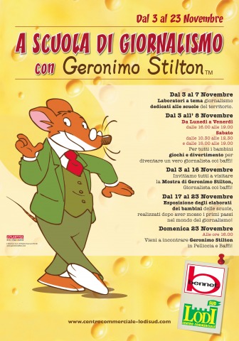 A scuola di giornalismo con Geronimo Stilton, a San Martino in Strada!