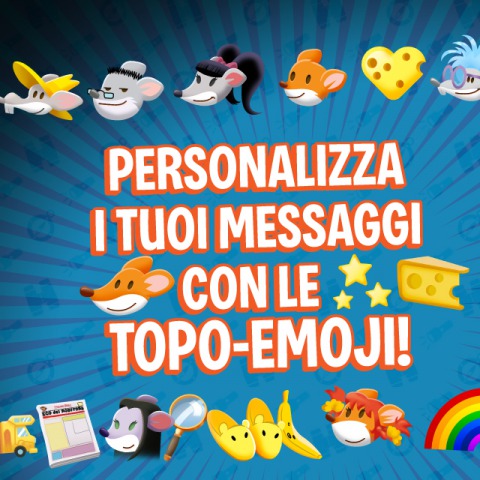 Sono arrivate le topo-emoji!