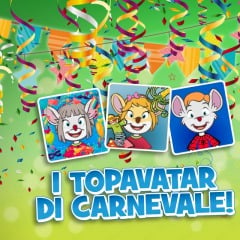 Sono arrivati i topavatar di Carnevale!