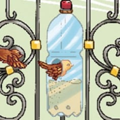 Voederbakje knutselen