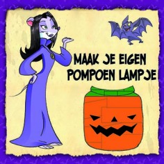 Halloween - pompoen lampje
