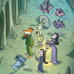 Brr&hellip; de donkere grotten in met Vleermuisgespuis!