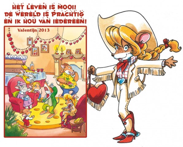 Het leven lijkt een rodeo