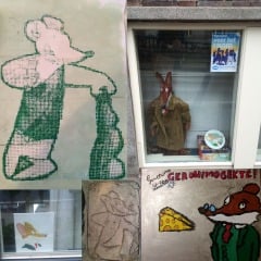 Kijk kunst! Voor het Raam! - het resultaat!