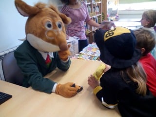 Geronimo nas Escolas - Mar&ccedil;o