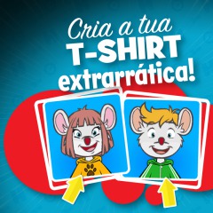 Cria a tua T-shirt Extrarr&aacute;tica!