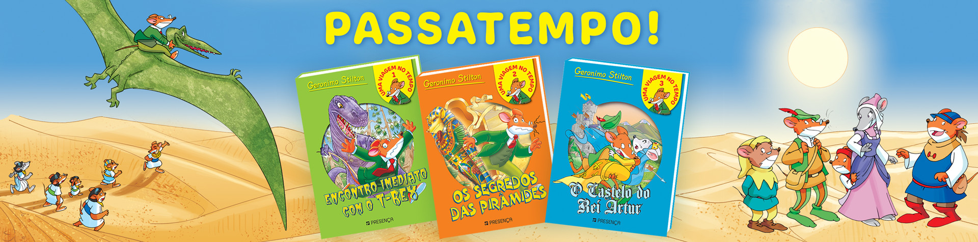 Ganha livros do Geronimo!