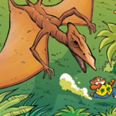 Comic #7 "Dinosaurs in Action"