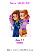 Giuly G.G.dedica - Grazie mille Ily-Cat!