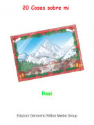 Rosi - 20 Cosas sobre mi