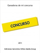 Afri - Ganadoras de mi concurso
