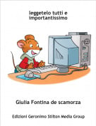 Giulia Fontina de scamorza - leggetelo tutti e importantissimo