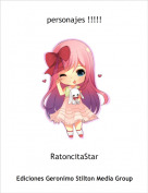 RatoncitaStar - personajes !!!!!