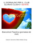 Biancolina3 Topolina (giornalaia del club) - IL GIORNALINO PER IL CLUB ELVIRA'S CLUB N.1 ESTATE