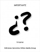 Irroene - IMPORTANTE