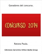 Ratona Paula. - Ganadores del concurso.