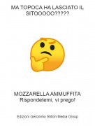 MOZZARELLA AMMUFFITARispondetemi, vi prego! - MA TOPOCA HA LASCIATO IL SITOOOOO?????
