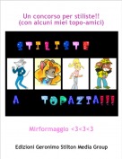 Mirformaggio <3<3<3 - Un concorso per stiliste!! (con alcuni miei topo-amici)