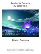 Miaaa Ratonica - Academia Fantasia(30 personaje )