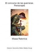 Miaaa Ratonica - El concurso de las guerreras.Personajes