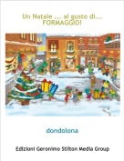 dondolona - Un Natale ... al gusto di... FORMAGGIO!